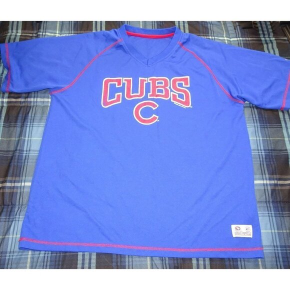 MLB True Fan  Blue Chicago Cubs Jersey Size 2XL - Picture 1 of 5